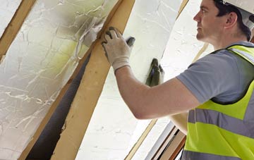 Knotting loft insulation