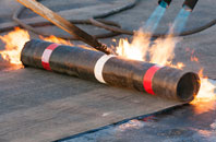 Knotting flat roof sealing